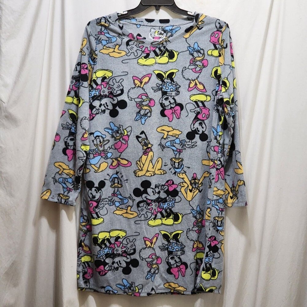 Mickey Mouse & Co.  Gray Character Print Sleepwear
